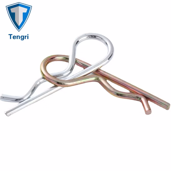 Hochwertiger Edelstahl-R-Clip-Stift, geteilter Stift, Sicherungsstift, Ansteckstift, Gabelkopfstift, Kegelstift, Auswerferstift, Federstift, Splint, Schlitzstift DIN94 für die Industrie